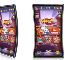 New Product Line Of Curved Surface Touch Monitor For Gaming Slot Machine Terminal
