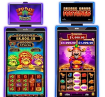 Aristocrat  new MarsX Portrait slot cabinet, games