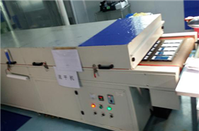 Liquid OCA IR flow flat machine