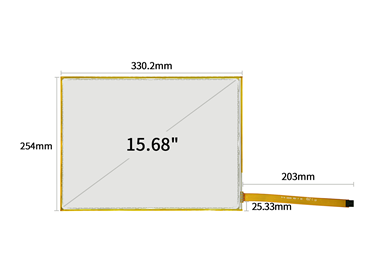 17-8031-227/98-0003-2519-5 15.68inch 3m Surface Capacitive Touch Panel